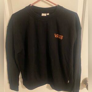 Vans Of The Wall 🛹 ✨ Black Sweatshirt Size Small